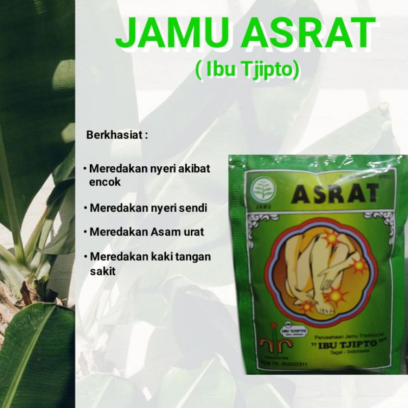 

Jamu Asrat Ibu Tjipto