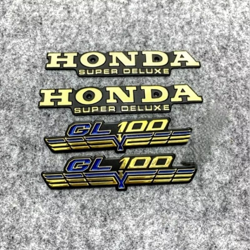 Emblem Tangki Tengki Set Tepong Box Aki GL 100 Garuda WP Part