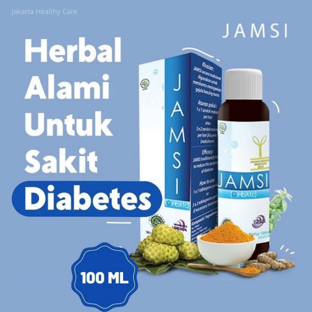 Jamsi Jamu Diabetes/jamsi obat diabetes ukuran 100ml