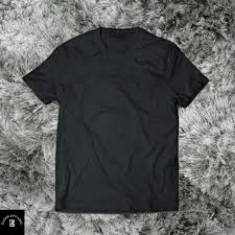 kaos polo polos hitam original katun