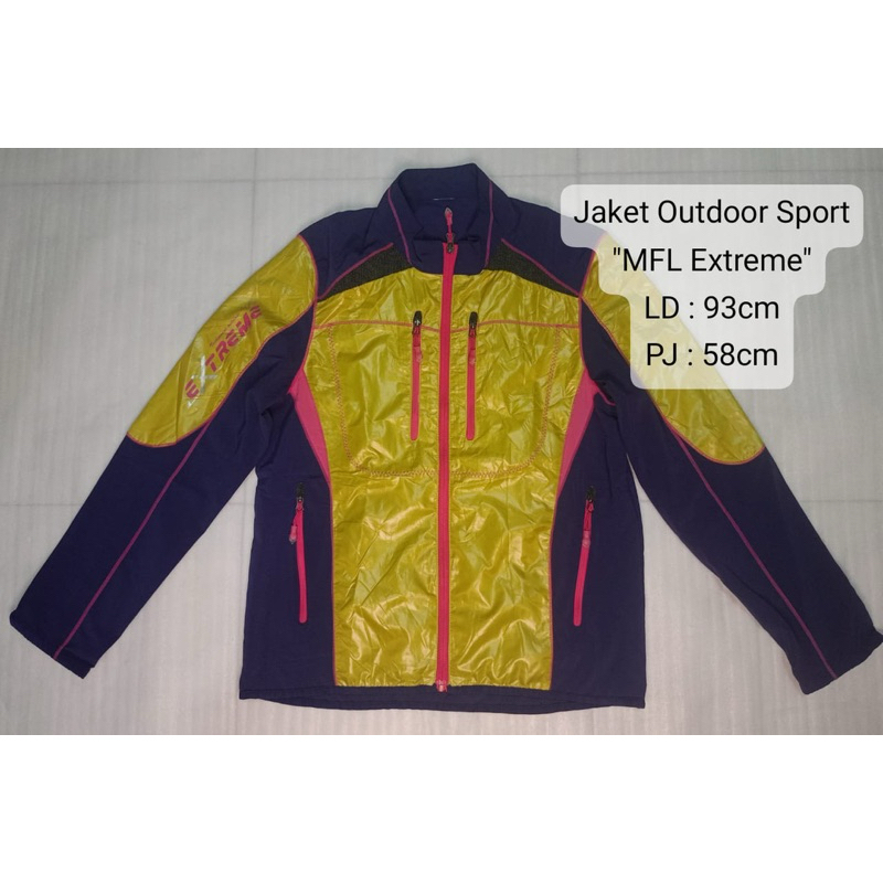 thrifting jaket outdoor running sepeda