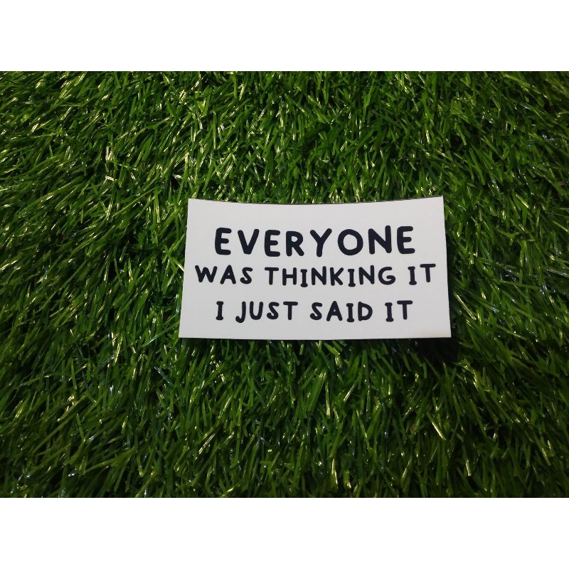 

print sticker everyone