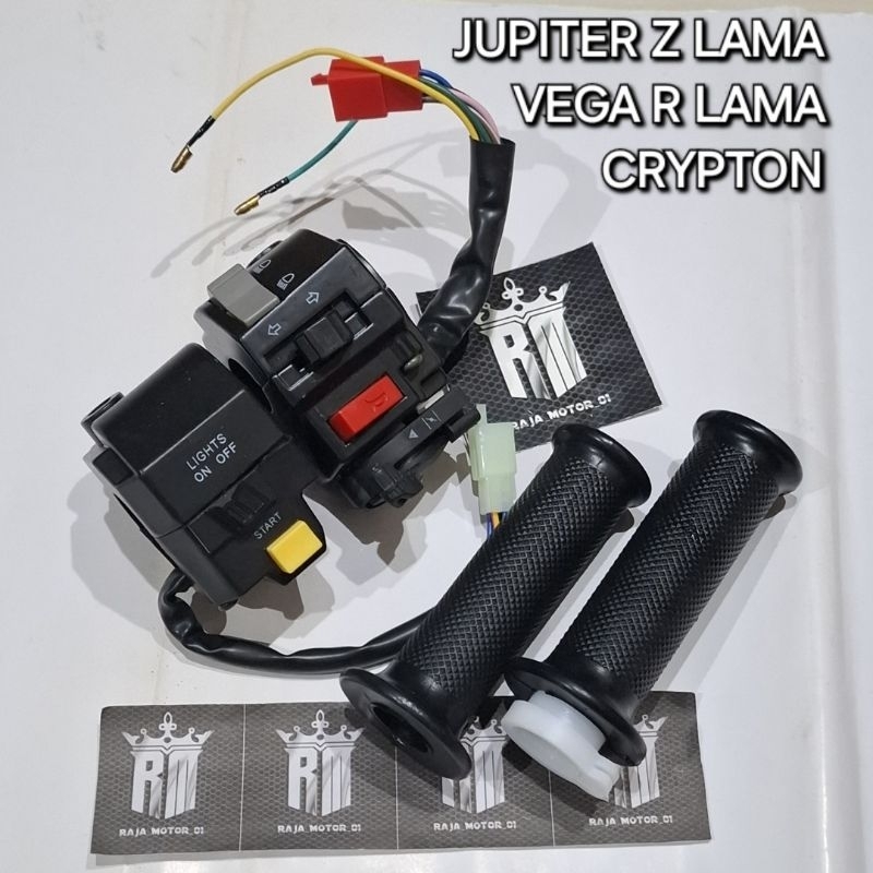 SAKLAR SET + HANDGRIP YAMAHA JUPITER Z LAMA VEGA R LAMA CRYPTON