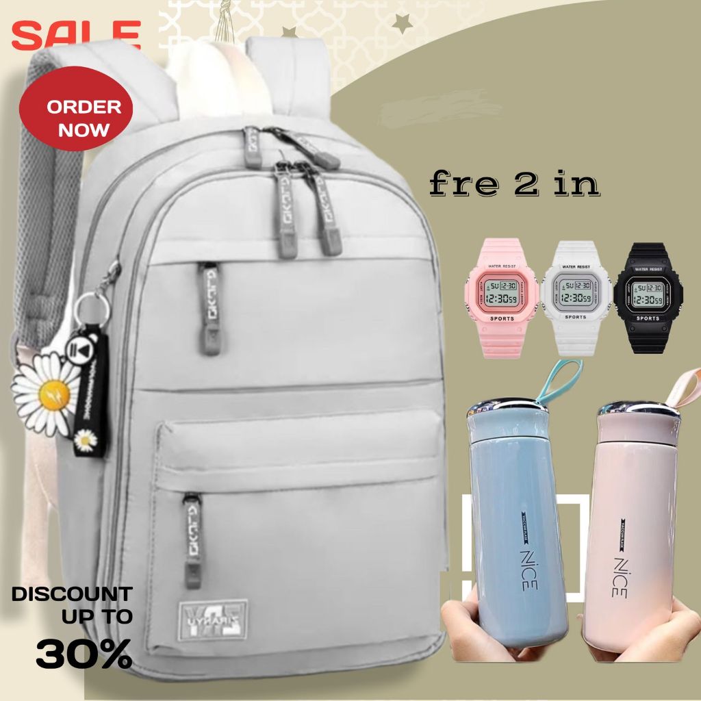 TAS RANSEL SEKOLAH ANAK PEREMPUAN SD SMP SMA MOTIF Polos/ TAS RANSEL ANAK PEREMPUAN / TAS SEKOLAH SD