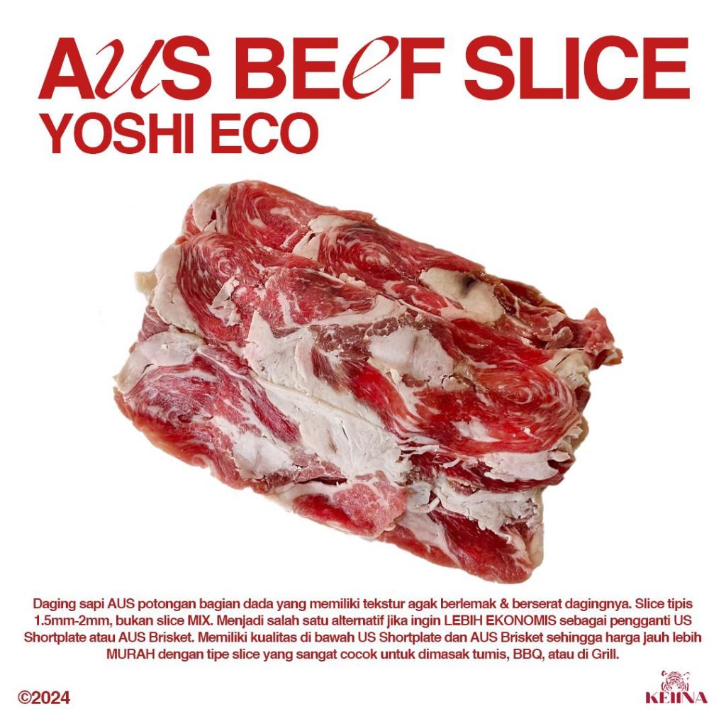 

Daging Sapi Aus Beef Slice Yoshi Eco Sukiyaki Yakiniku