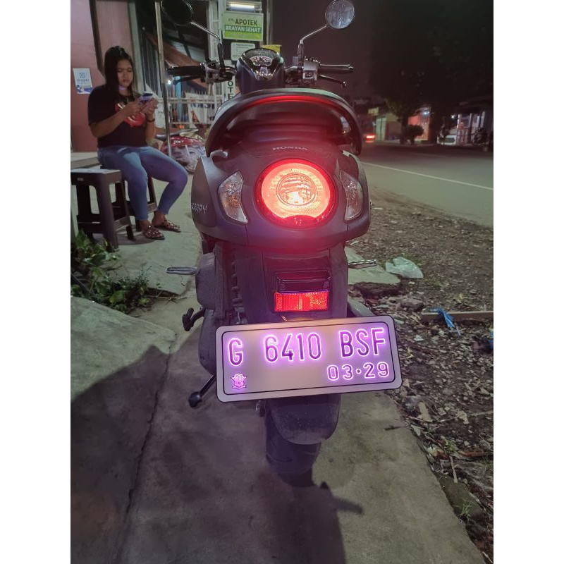 Plat Nomer Led Motor Keren