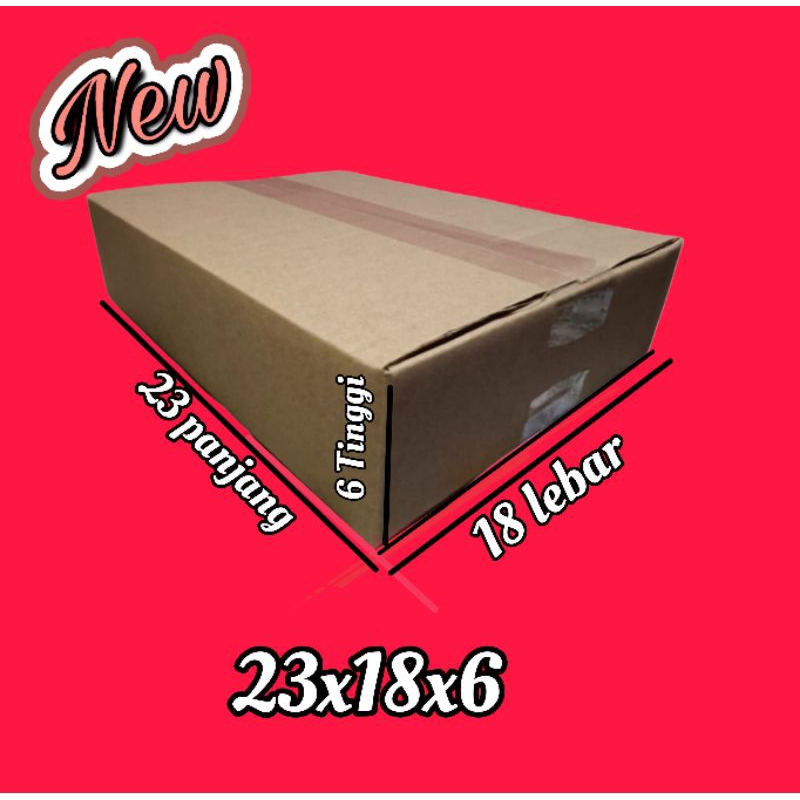 

kardus packing UK 23x18x6 kardus besar kardus kecil