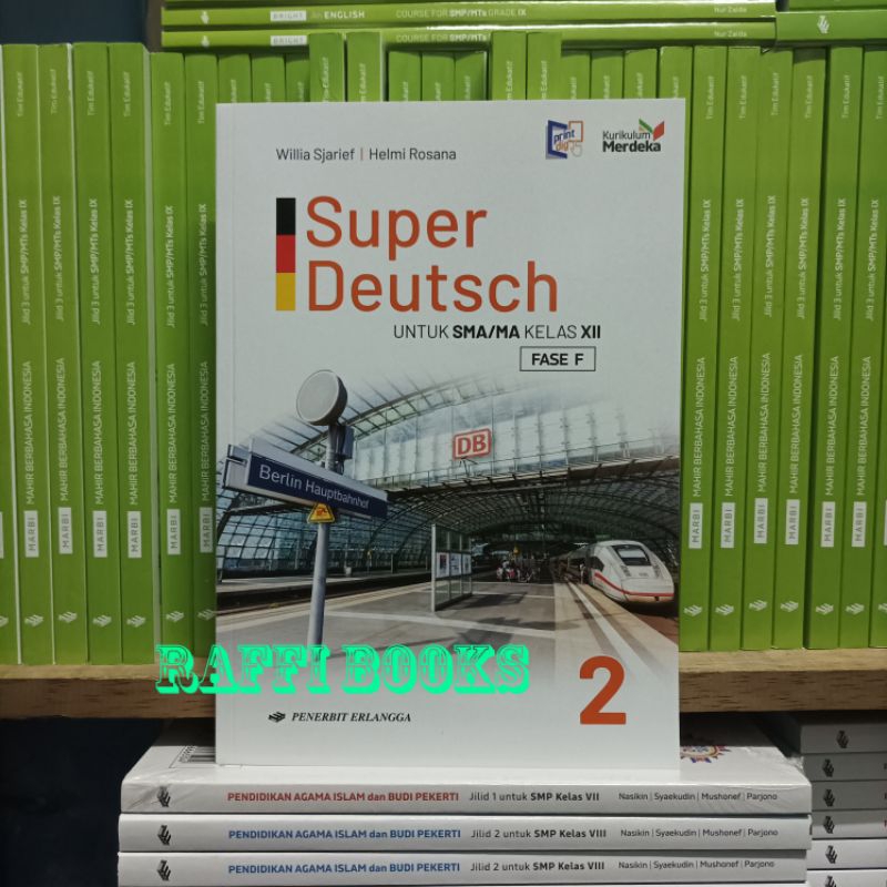 Buku Super Deutsch Bahasa Jerman Kelas 3/XII 12 SMA Erlangga Kurikulum Merdeka