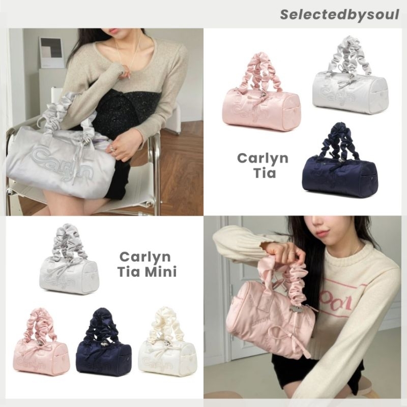 Tas CARLYN ORIGINAL KOREA - Dark Grey MEDIUM (SALE MINOR REJECT), Siap Kirim