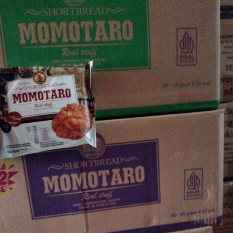 

Roti Momotaro kukis 1 dus isi 60 pcs 3 rasa