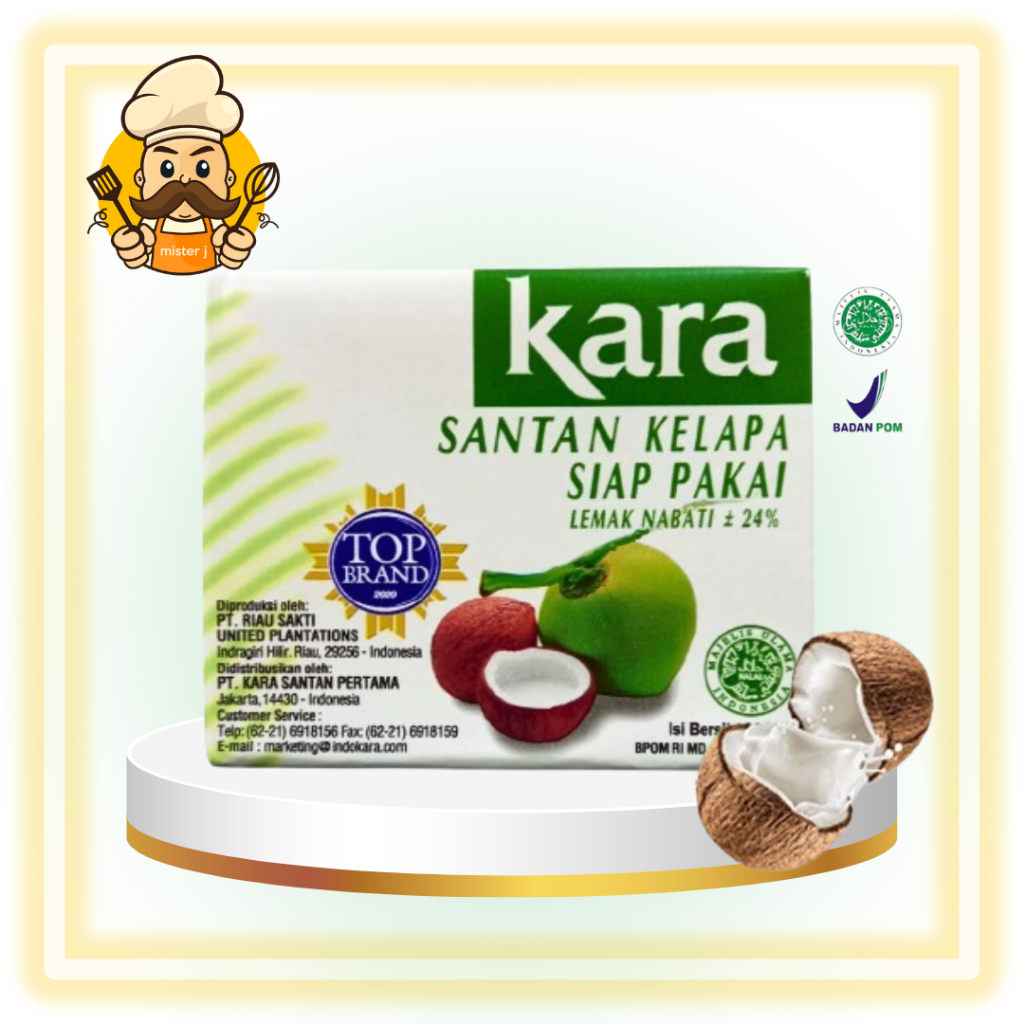

Kara Coconut Milk | Santan Kelapa Siap Pakai 200ml [Halal]