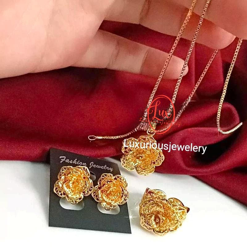 Set perhiasan kendari premium lapis emas