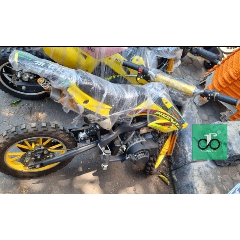 mini motor trail 2tak 50cc Double Starter (seken kondisi bagus)