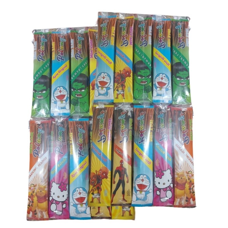 

mie lidi karakter 1 pack isi 12 pcs merk pelangi