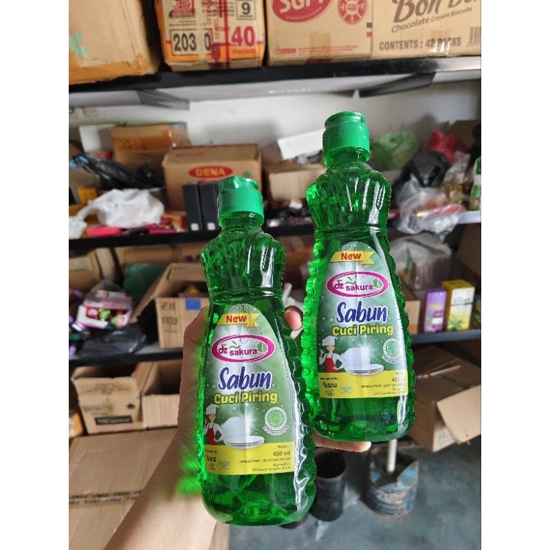 LARIS JAYA ⋆ DZ SAKURA SABUN CUCI PIRING BOTOL 450ML