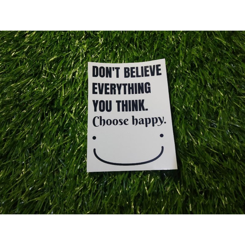 

print sticker choose happy