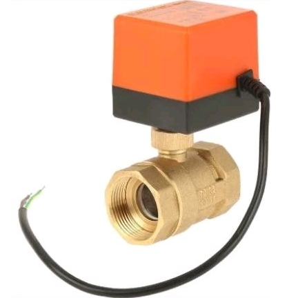 Flow Control Motorized 1,5 inch DN40 2 way elektrik Bal valve 220V.