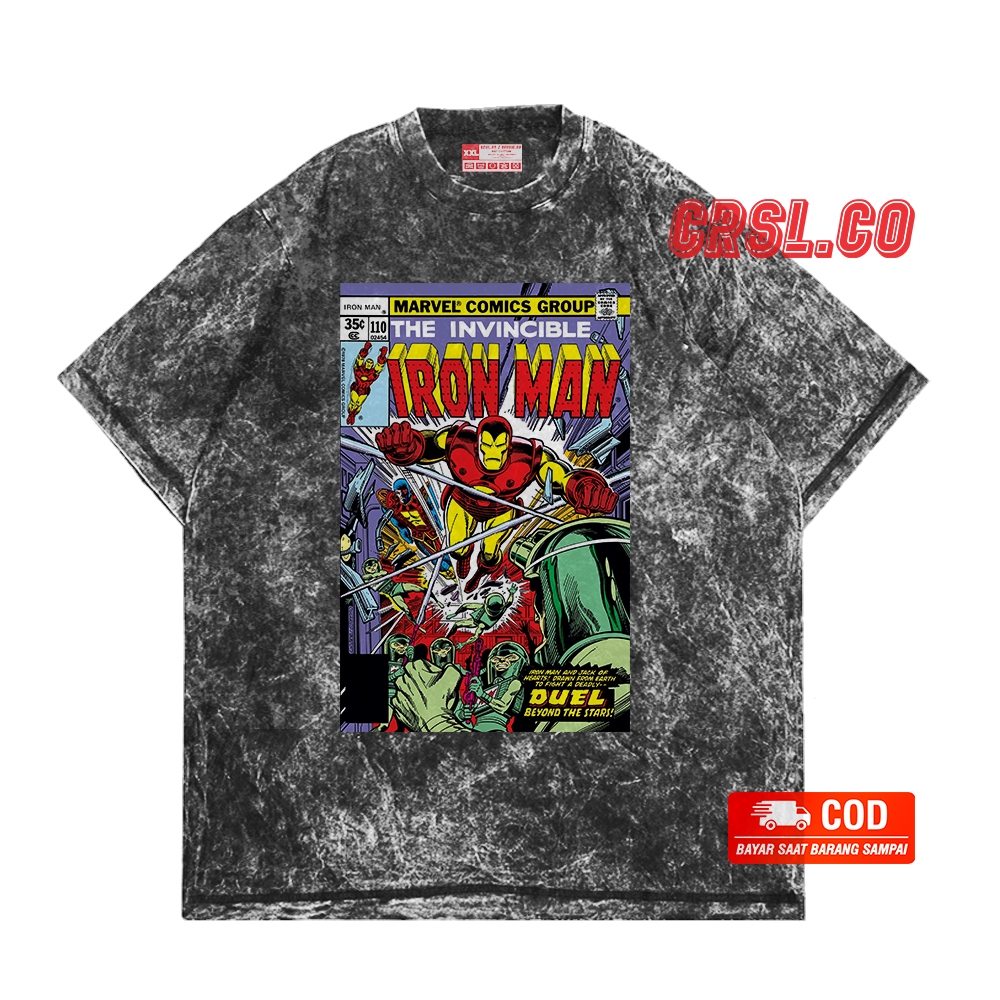 CRSL - Kaos Washed Iron Man // Kaos Marvel Iron Man