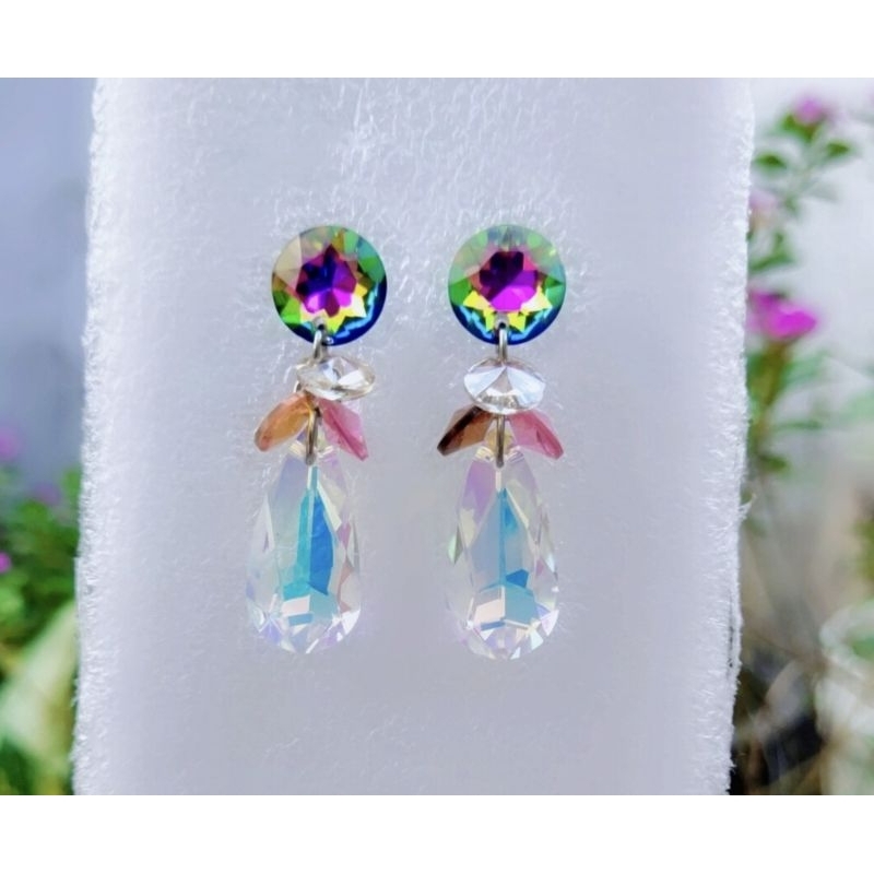 Anting original swarovski