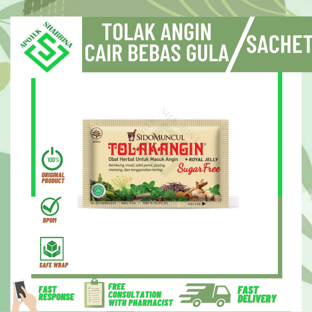 TOLAK ANGIN CAIR BEBAS GULA Sachet