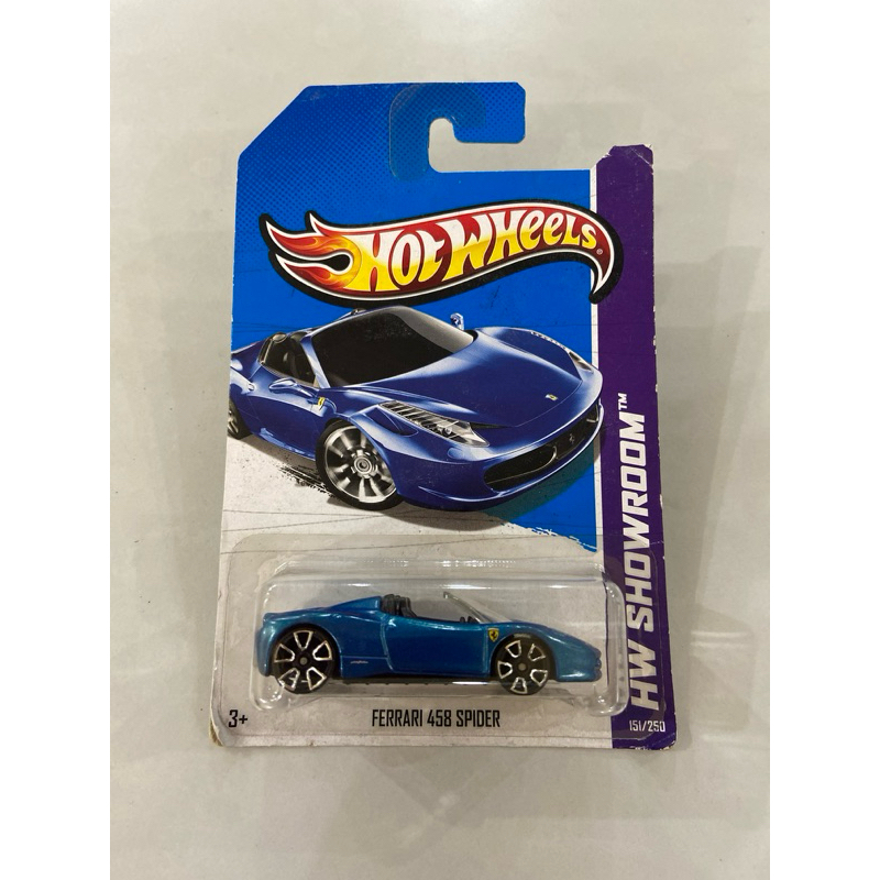 Hot Wheels Ferrari  458 Spider