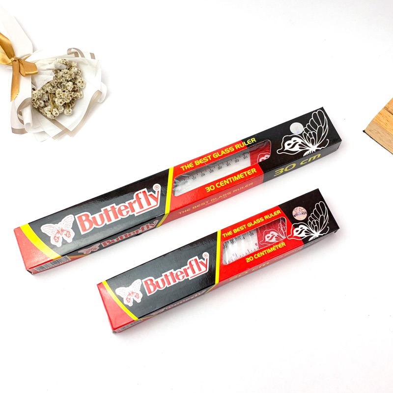 

Penggaris Butterfly 20 cm / 30 cm [isi 12 pcs]