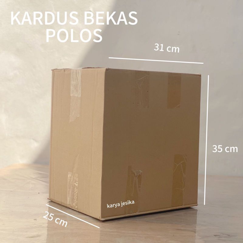 

Kardus Packing Polos Besar Pindahan Packaging Dus Tebal Box Pengiriman Kotak 31x25x35 Ready Stok Siap Kirim