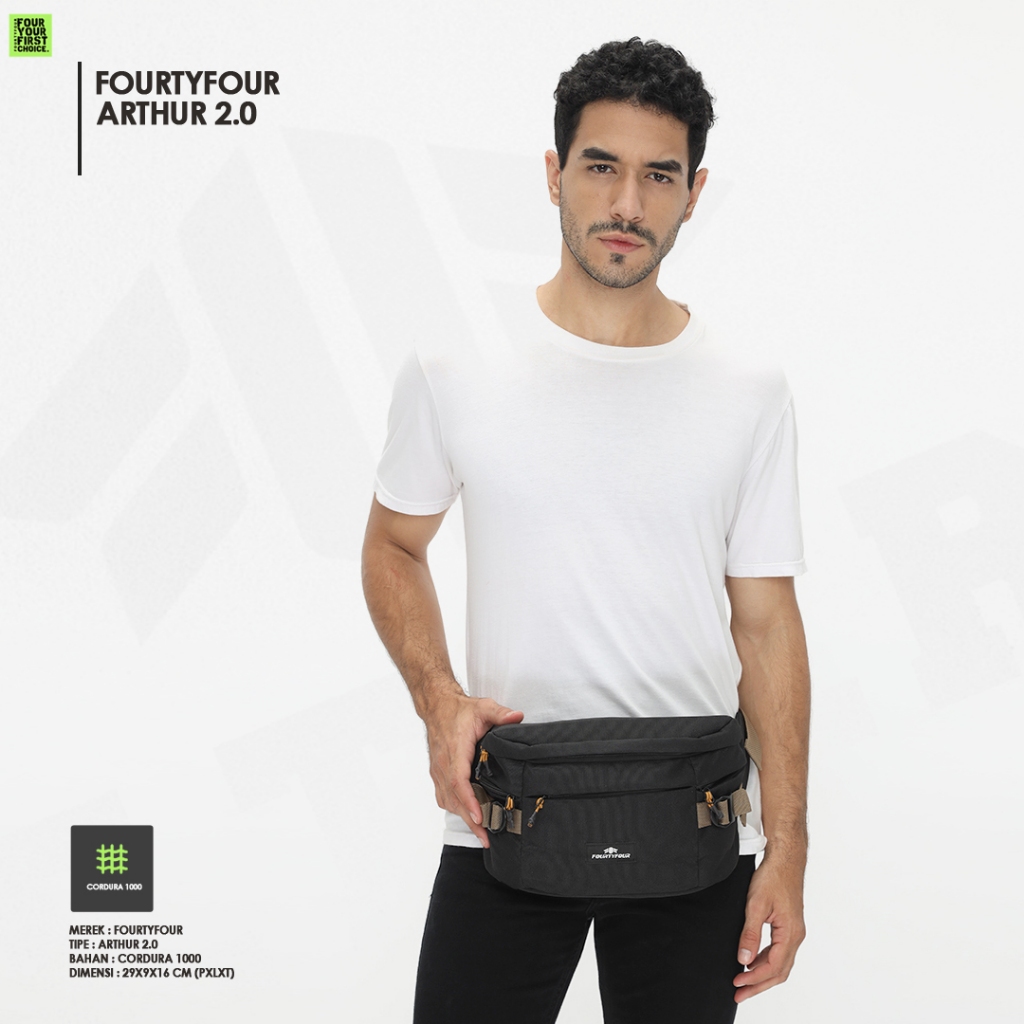 FAST DELIVERY ZIGZAG Tas Waistbag Pria Arthur / Tas Selempang Pria / Tas WaistBag Pria