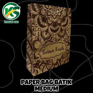 

PAPER BAG TAS KERTAS KRAFT KANTONG BATIK 18x23x6 cm