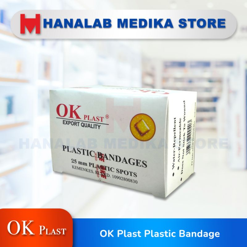 OKPLAST Plester Bulat 100's / Plester OkPlast