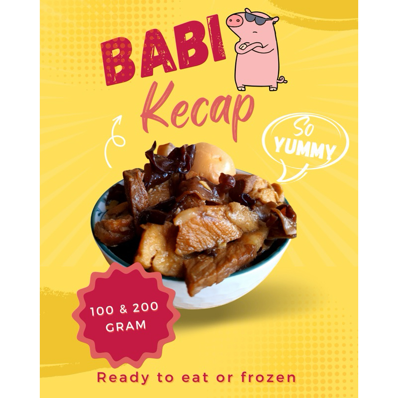 

Babi kecap khas NTT rasa rumahan asin gurih enak pol ada jamur tahu dan telur