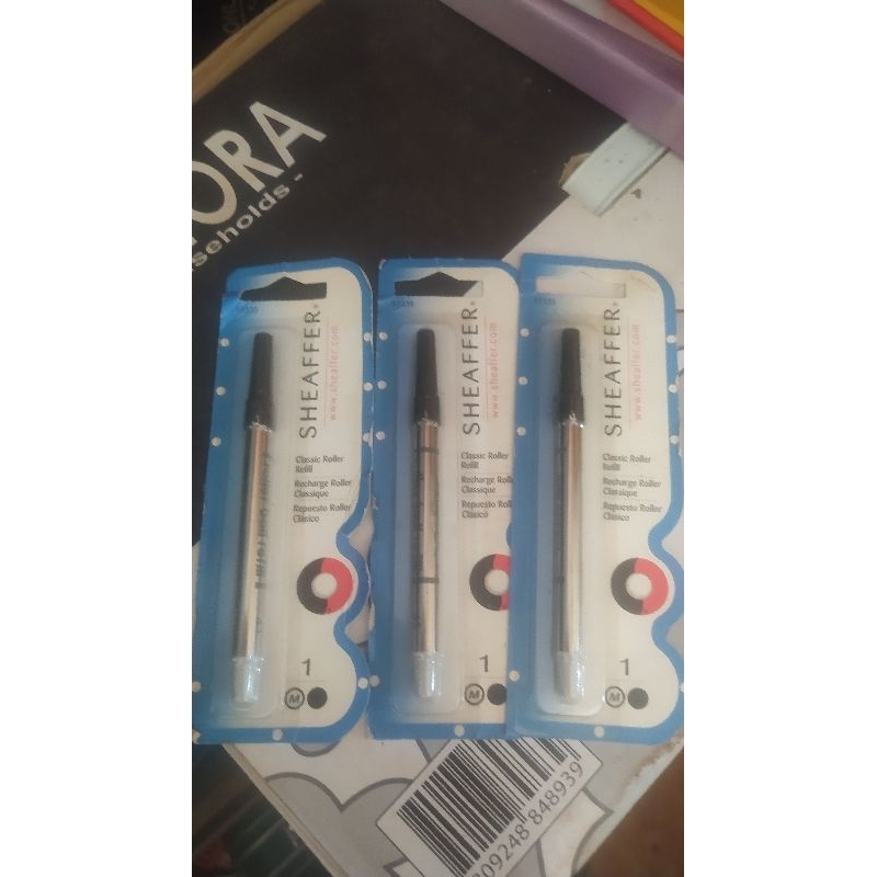 

REFILL Roller Ball Merek SHEAFFER Original Warna Hitam