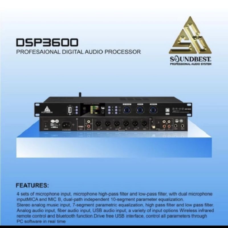 Digital processor soundbest DSP 3600 original processor audio