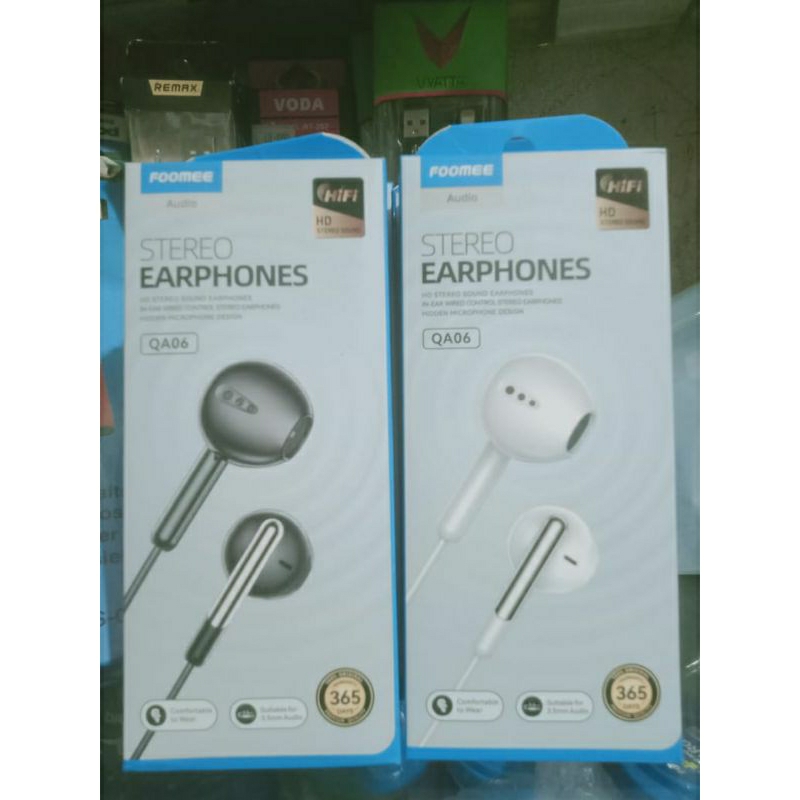Foomee QA06 stereo earphones