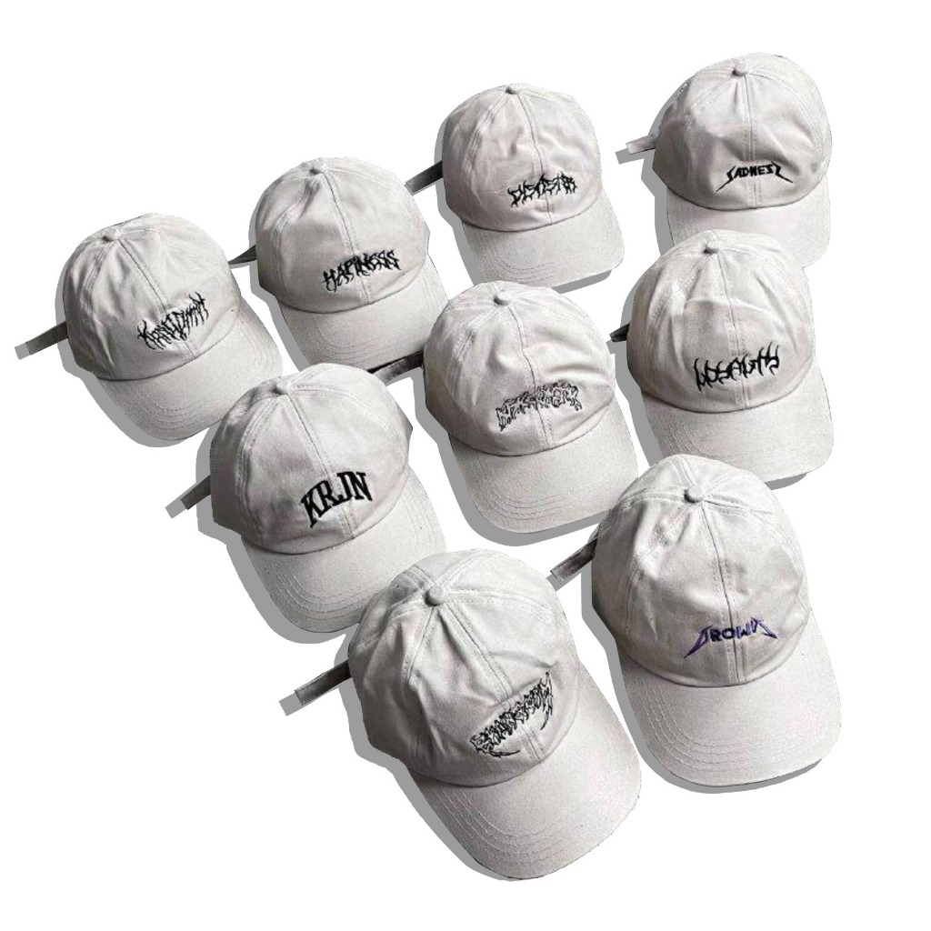 TOPI POLO BORDIR CREAM / POLO CAP BORDIR CREAM
