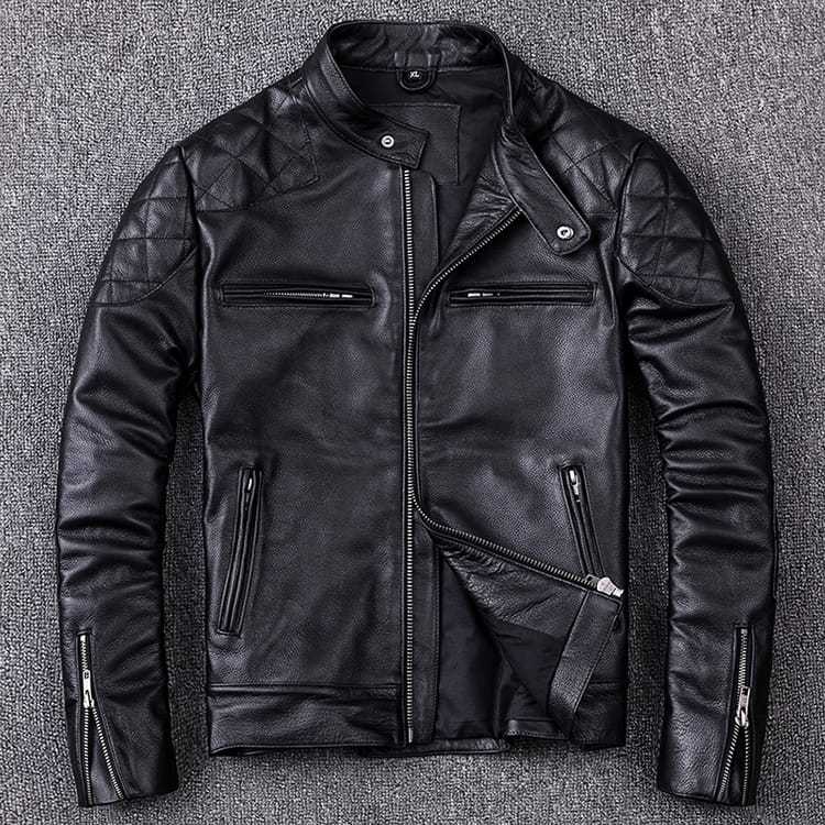 Jaket Kulit Asli Premium Leather - Jaket Pria Kulit Kambing Asli