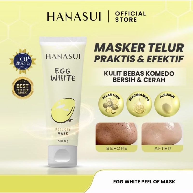 Hanasui Peel OFF Mask | EGG WHITE | Peel off✨