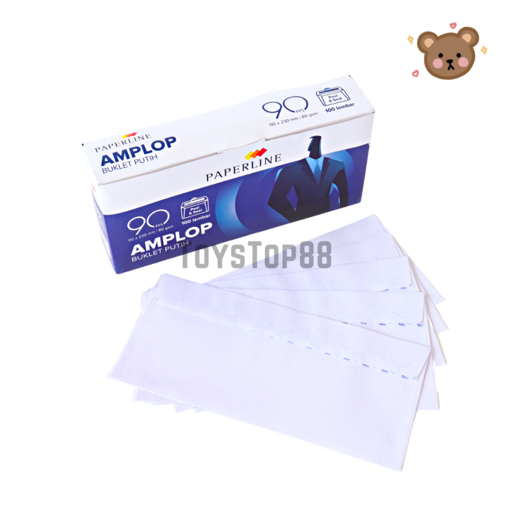 

Amplop Putih 90 PPS Paperline Ukuran 110 x 230 mm