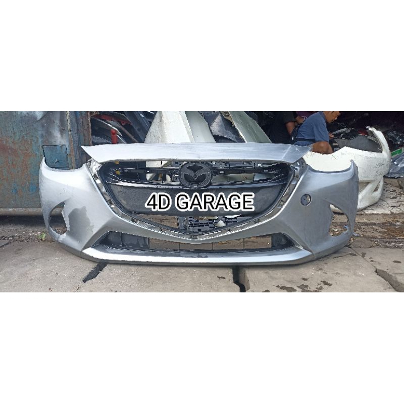 Bemper Bumper Depan Mazda 2 Skyactiv Set Grill