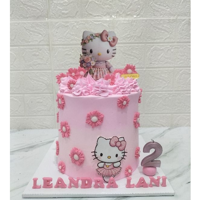 

KUE ULANGTAHUN HELLO KITTY, BIRTHDAY CAKE HELLO KITTY