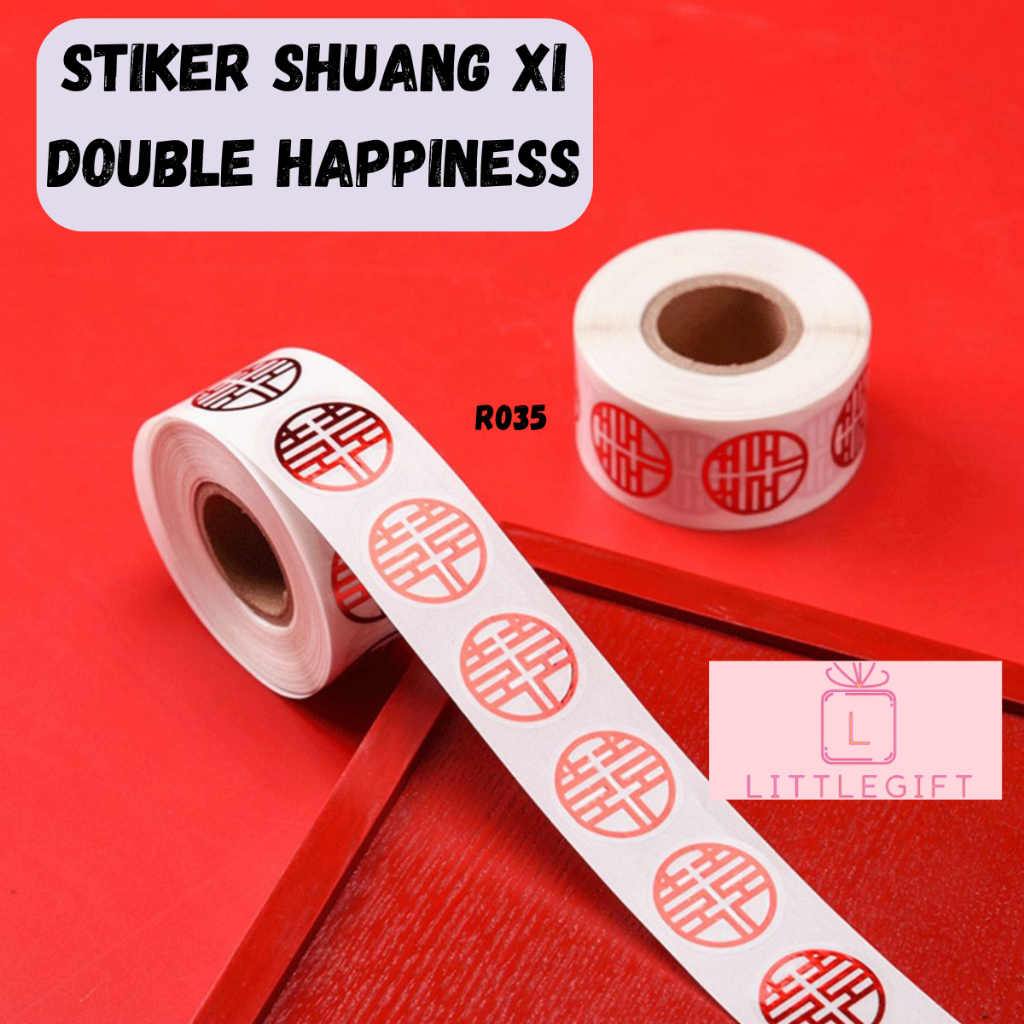 

Stiker Sangjit / Stiker Shuang Xi Double Happiness (R035-R036)