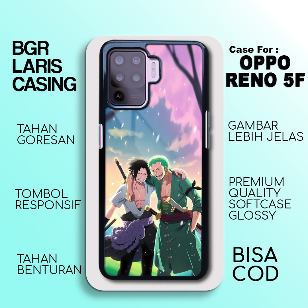Case Oppo Reno 5F Terbaru Anime Cowok Casing Oppo Reno 5F Hardcase Softcase Glossy Kesing Terlaris