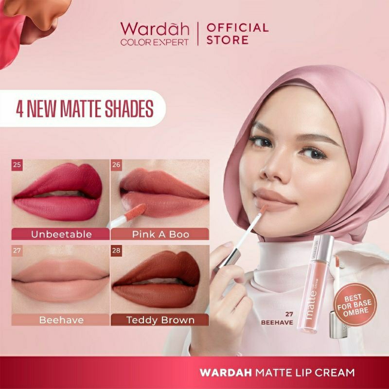 wardah lipstik exclusive matte lip cream