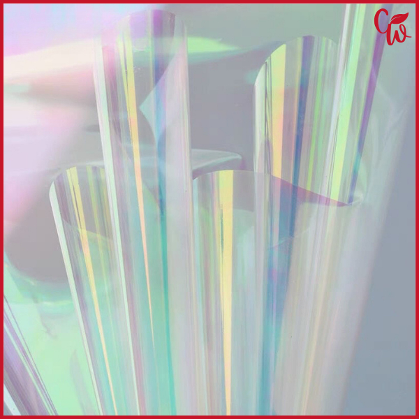 

20 Lembar HOLOGRAM CELLOPHANE Kertas Buket Bening WRAPPING PAPER Waterproof Hand Bouquet Ecer KB6045