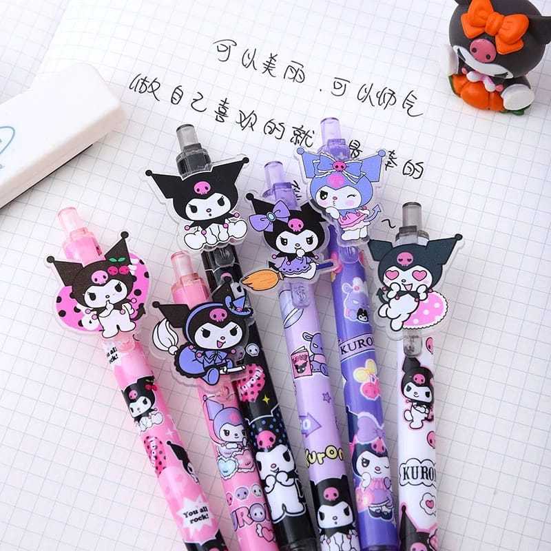 

V2_Pen Ketik karater sanrio/pen mekanik motif kepala sanrio tinta hitam 0.5mm