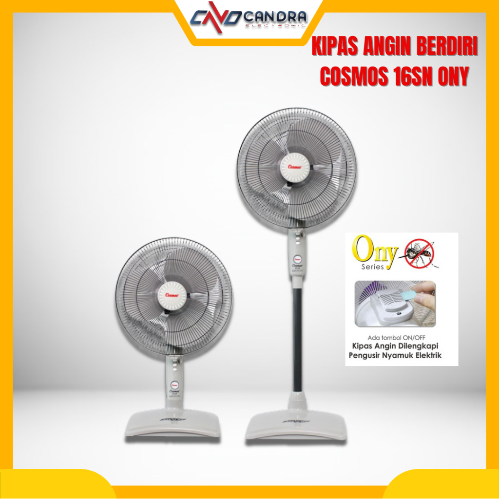 Kipas Angin Berdiri Cosmos 16 SN-ONY/Stand Fan Cosmos