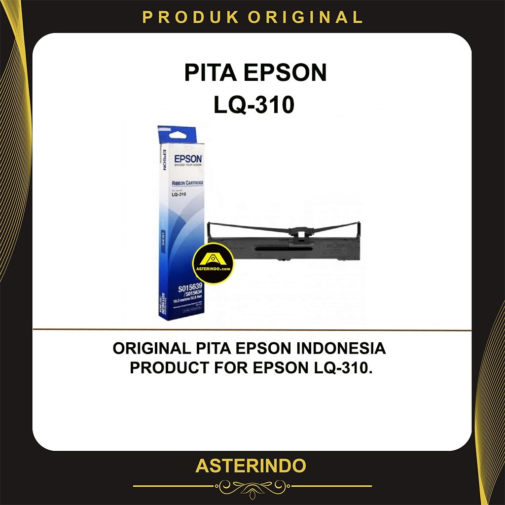Pita Epson LQ-310 Printer Ribbon Cartridge LQ310 Original Produk