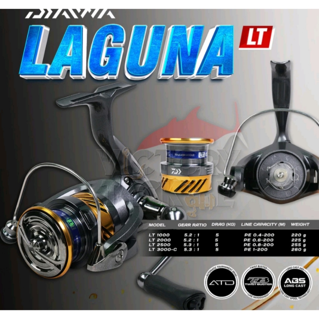 Reel pancing spinning daiwa laguna 2020 lt 1000 2000 2500 3000