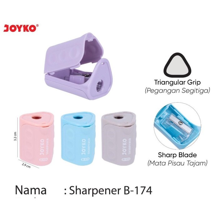 

Serutan Rautan Pensil Sharpener JOYKO B-174