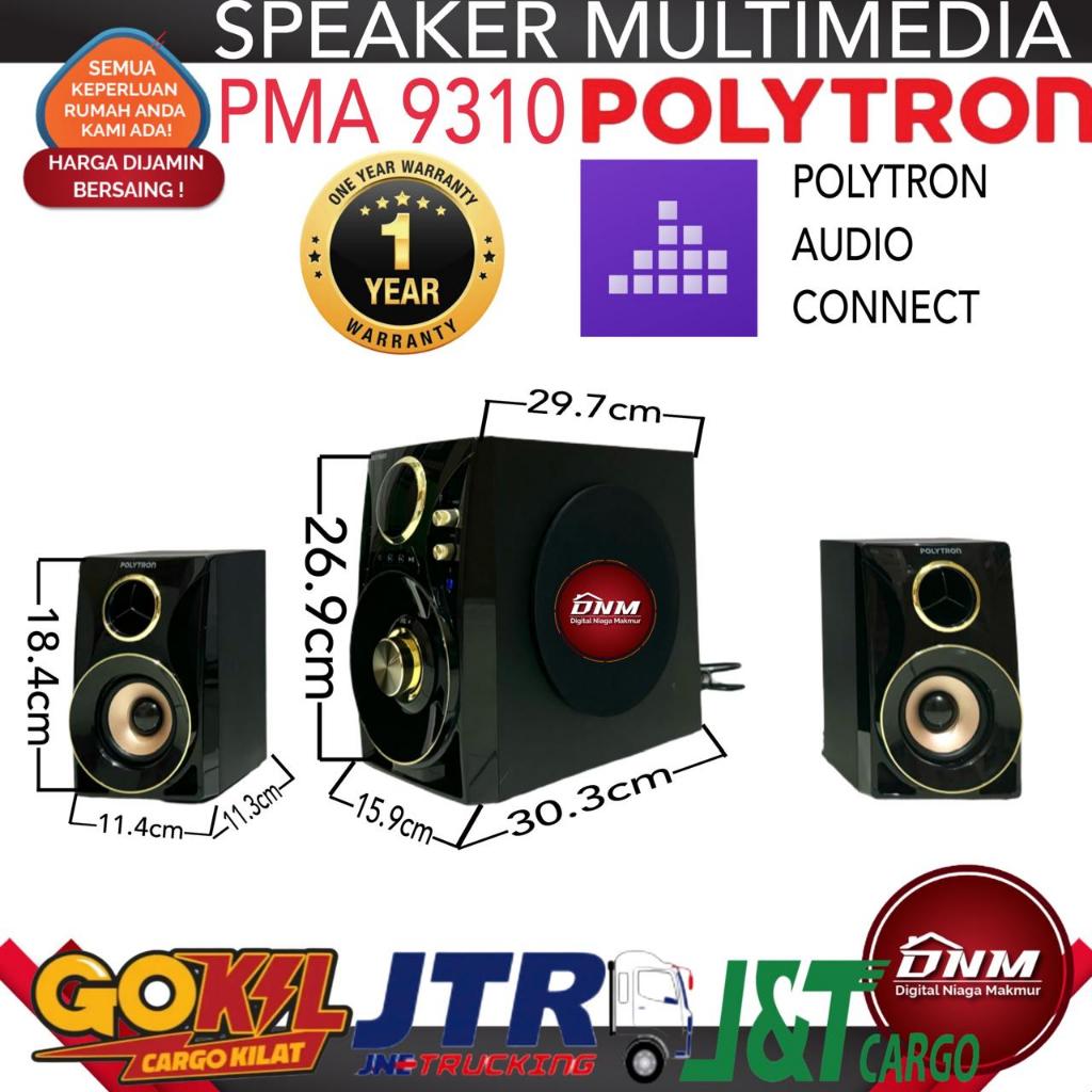 Polytron Speaker Bluetooth Multimedia PMA 9310 ORIGINAL Promo Murah